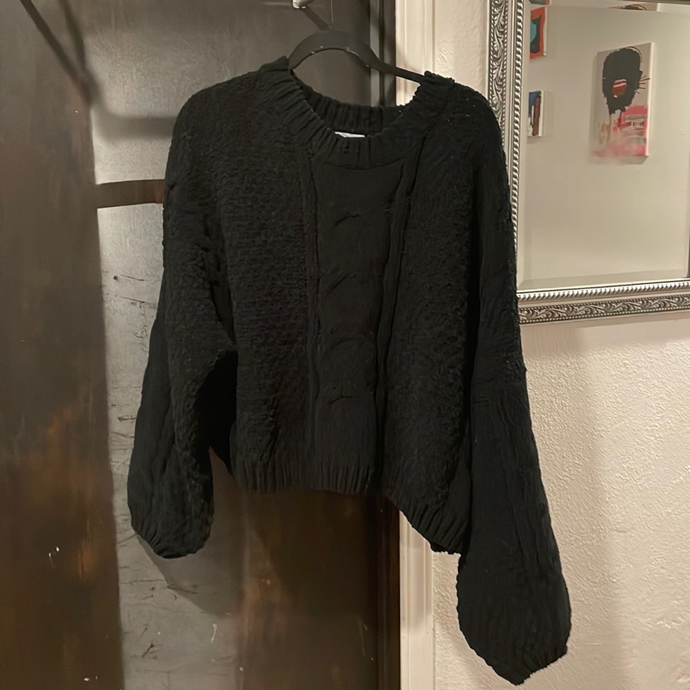 CJLA black ember sweater